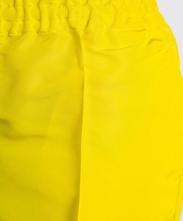Valentino Жовті шорти із шовку XB0RF1Z06DE зображення 5