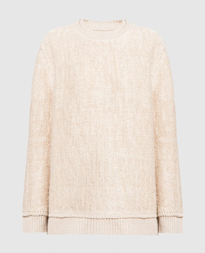 Maison Margiela Бежевый свитер S51HL0001S18198