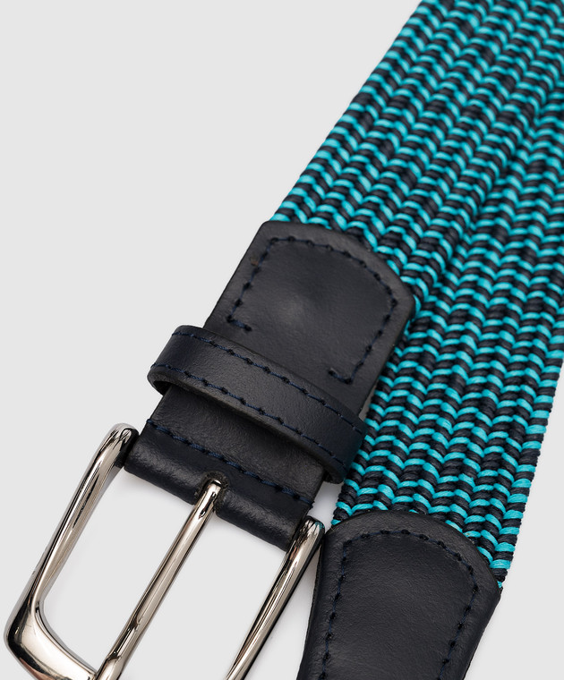 ISAIA Blue braided belt FB0067PLF70 изображение 4