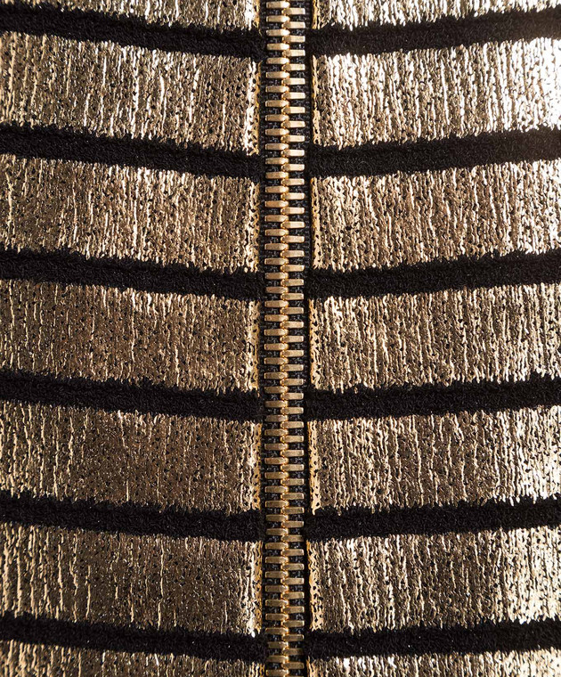 Balmain Golden pencil skirt AF1LC020KD52 изображение 5