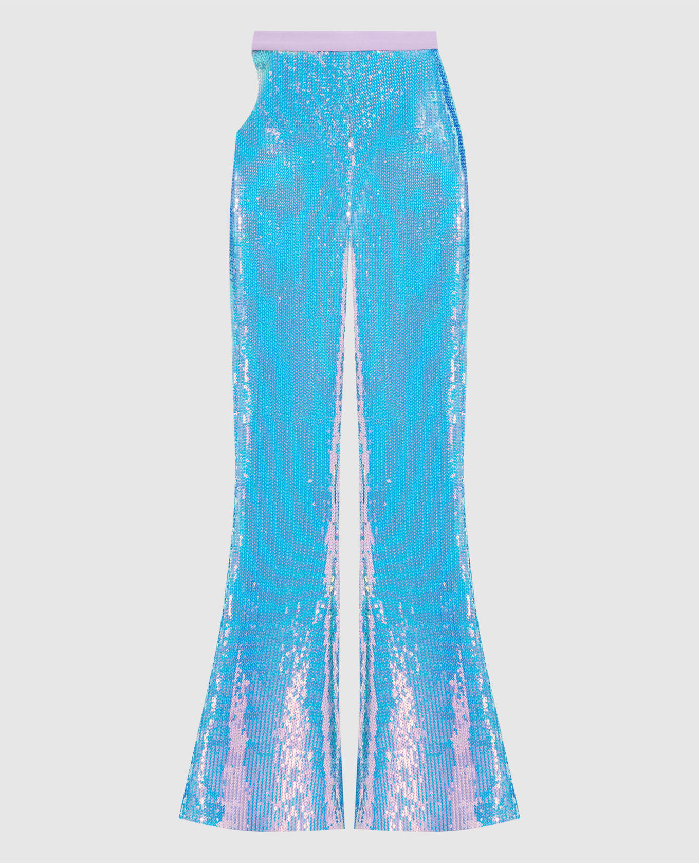 Blue pants with sequins