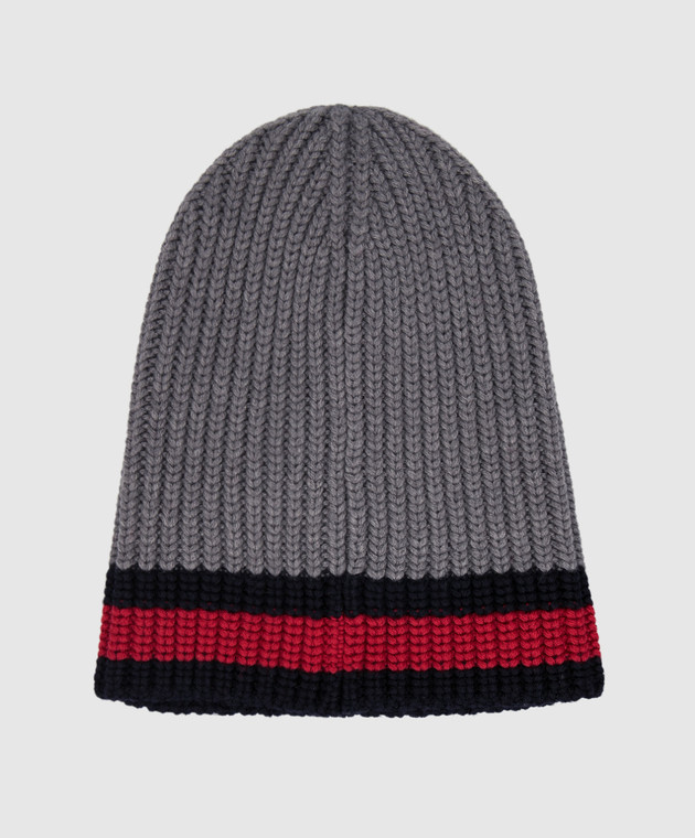 Gucci Серая шапка из шерсти 4297534G206 изображение 3