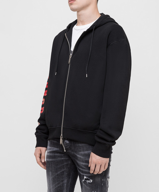 DSQUARED2 Черная спортивная кофта S74HG0062 изображение 3