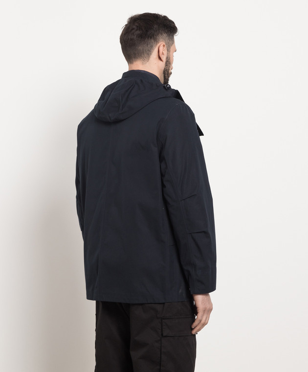 Stone Island - Blue O-Ventile Stone Island Ghost Piece Jacket