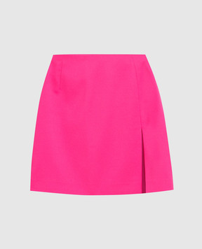 The Andamane Pink Gioia mini skirt with slit T130305BTNP171