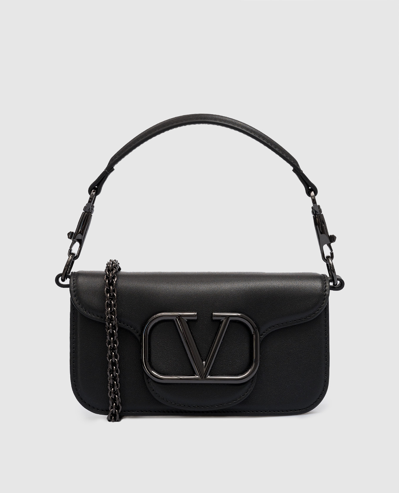 Valentino - Loco black leather baguette bag 2W0B0K53LPS buy at Symbol