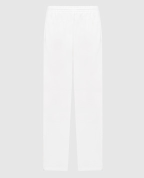 WARDROBE.NYC Білі штани з блискавками в бокових швах W2049R09