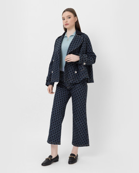 Lanvin Джинсы свободного кроя в принт JL RWTR0137D041