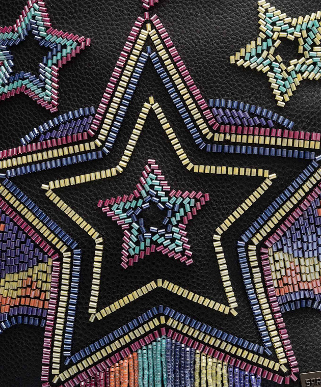 Sprayground - Дитячий чорний рюкзак STAR Racer A.I.7 Sandflower