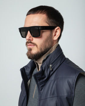Tom Ford Чорні сонцезахисні окуляри Fausto FT0711