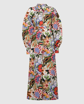 Etro Платье-рубашка в цветочный принт WRHA002799SP520
