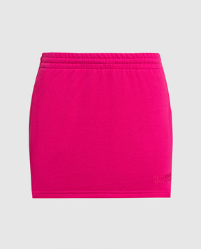 Vetements Розовая юбка мини с логотипом WE54SK100H