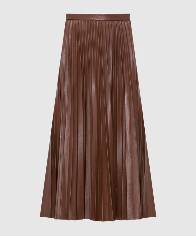Max Mara Weekend - Коричнева спідниця плісе Newport NEWPORT купити