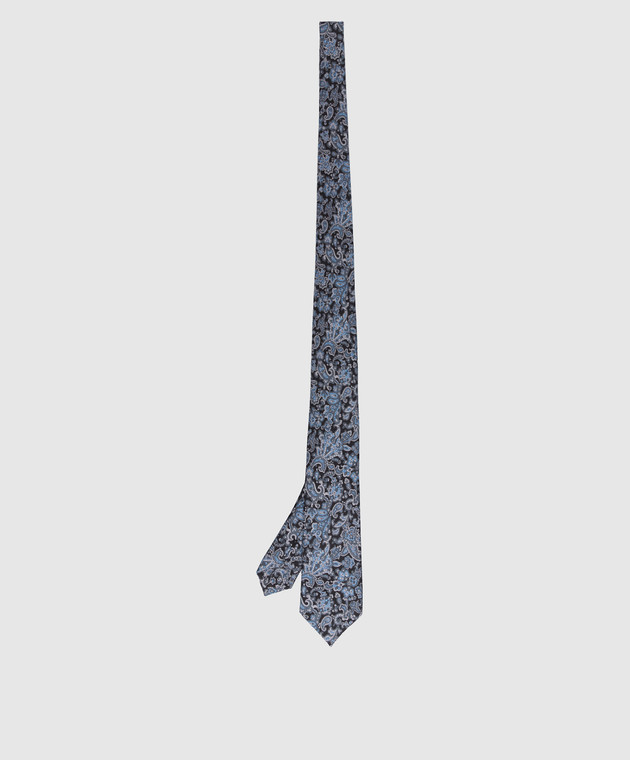 Stefano Ricci Дитячий шовковий набір з краватки та хустки-паші у візерунок. YDHNG501 зображення 3