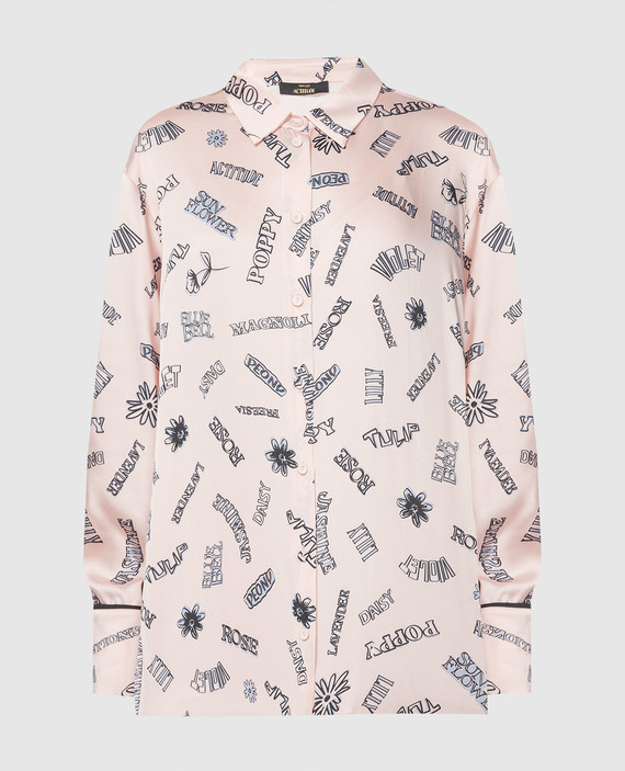St.Rose pink blouse in print