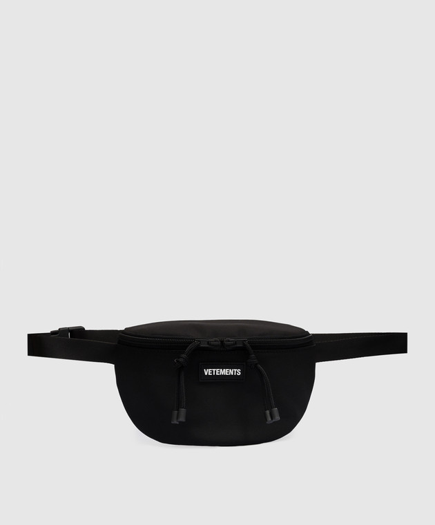 Vetements Black logo waist bag UE54FP160B