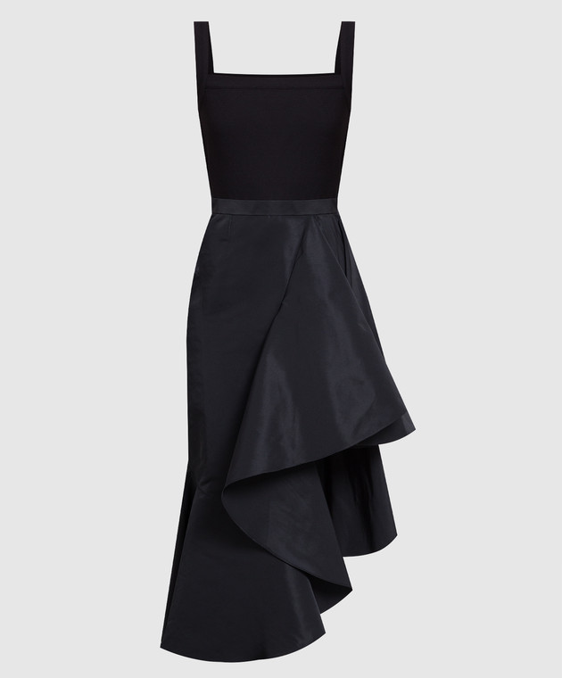 Alexander McQueen Black dress of asymmetrical cut 754939QLABX