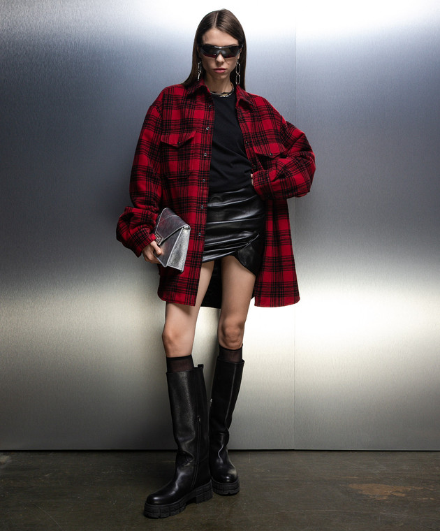 Vetements Красная рубашка в клетку UE54SH400Rw изображение 2