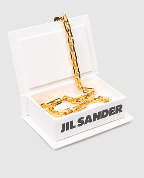 Jil Sander Золотистые бусы-цепь J11UU0045P4877