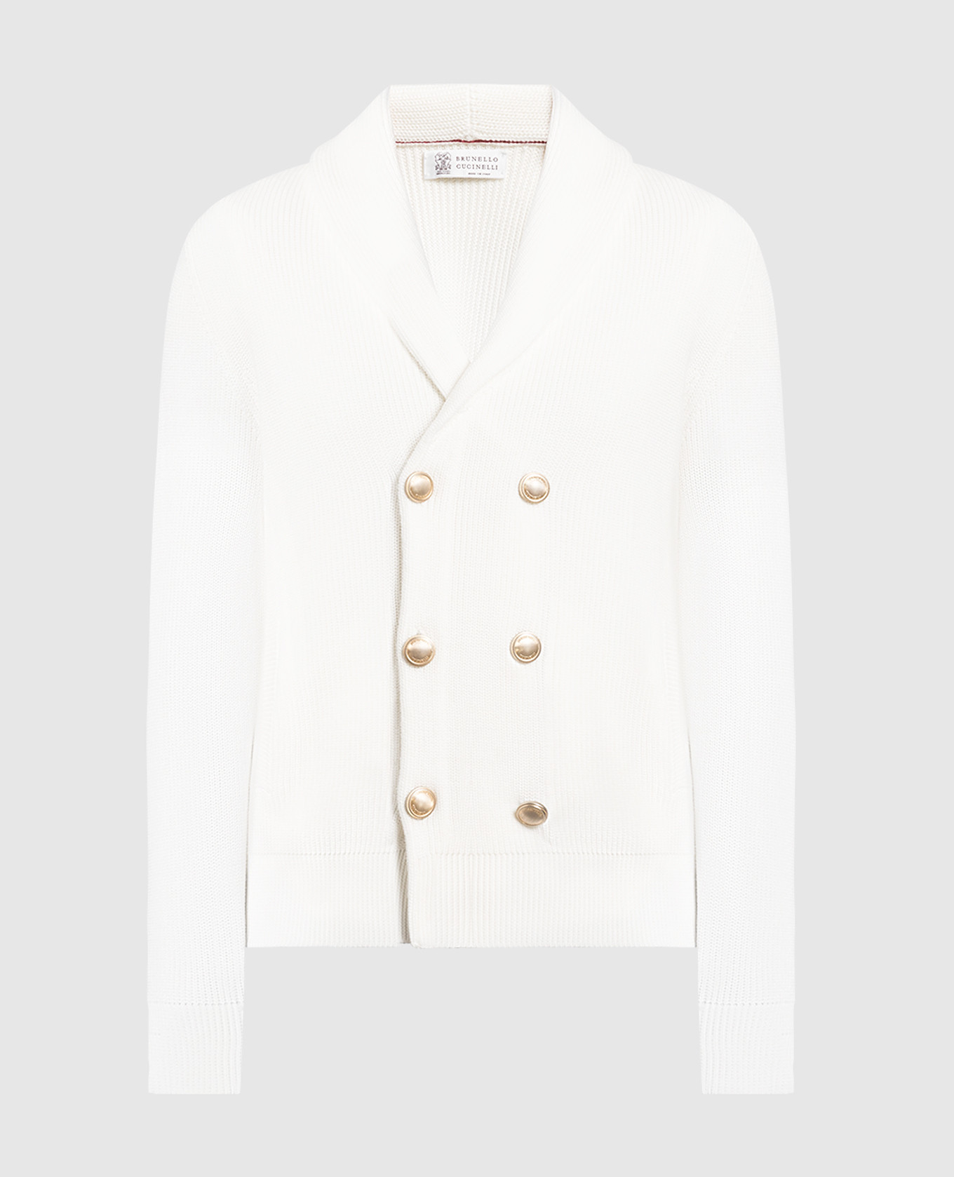 

Белый двухбортный кардиган, Кардиганы