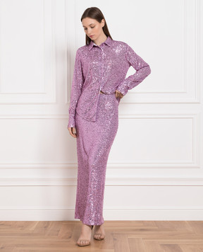Tom Ford Фіолетова спідниця з паєтками GC5622FAE381