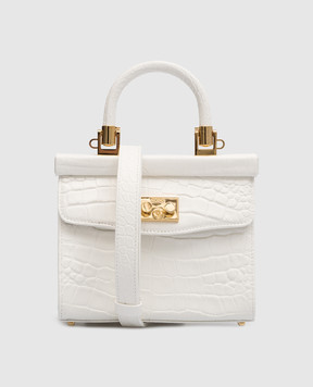 Rodo White leather bag mini PARIS B8503285