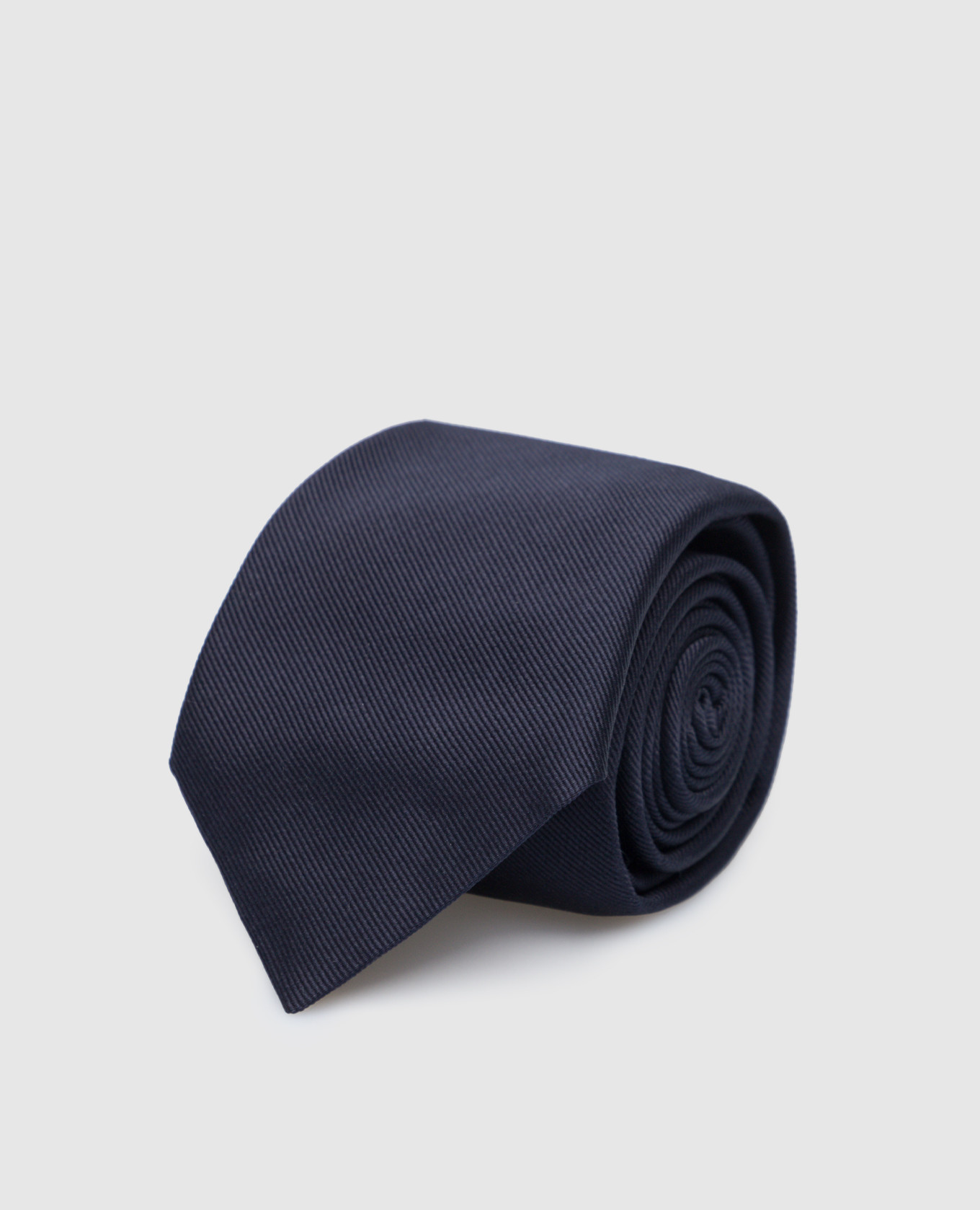 Темно-синий галстук из шелка