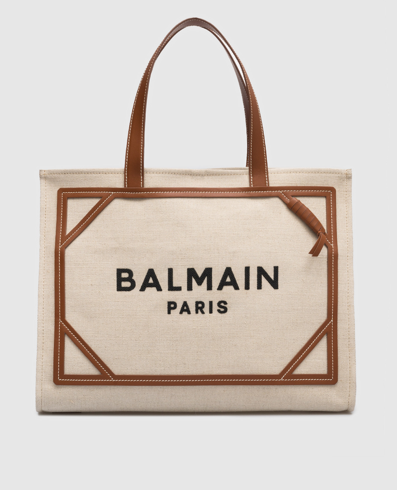 

Бежевая сумка-тоут B-Army 42 с логотипом, Бежевый, Сумки через плечо