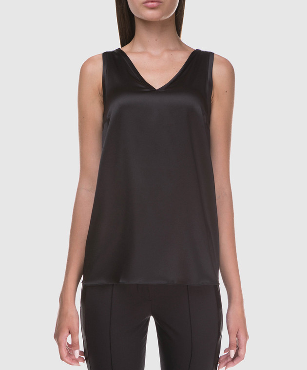 Brunello Cucinelli Черный топ M0C59E0612 изображение 3