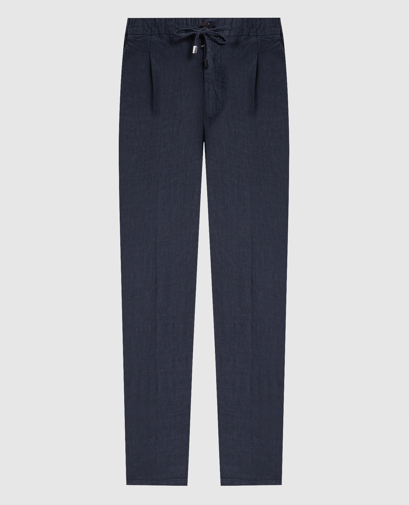 Enrico Mandelli - Blue linen pants GYMS2B4562 buy at Symbol