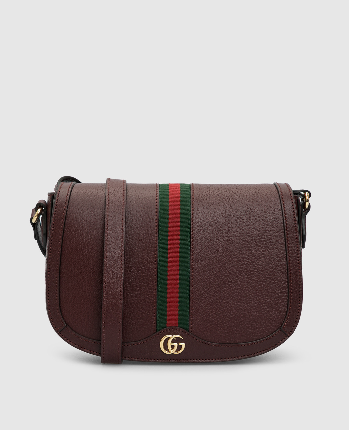 Gucci - Бордова шкіряна сумка 601044DJ2DG купити в Symbol
