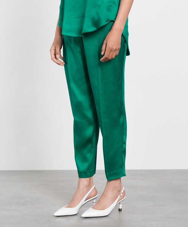 Maesta Зелені штани P0023 зображення 3