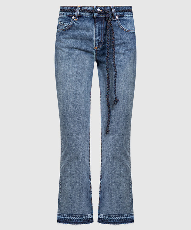 Red Valentino Blue jeans with raw edges XR0DD05P6F9