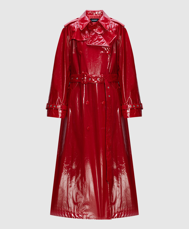 Dolce&Gabbana - Красный двубортный тренч F0Z66TFUSGD купить в Symbol
