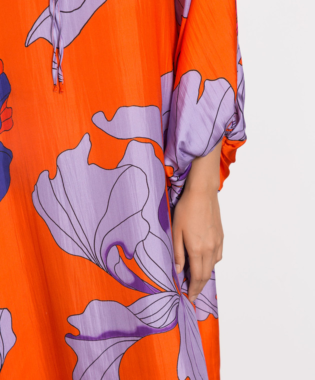Maesta Сукня вільного крою в квітковий принт A0061 зображення 5