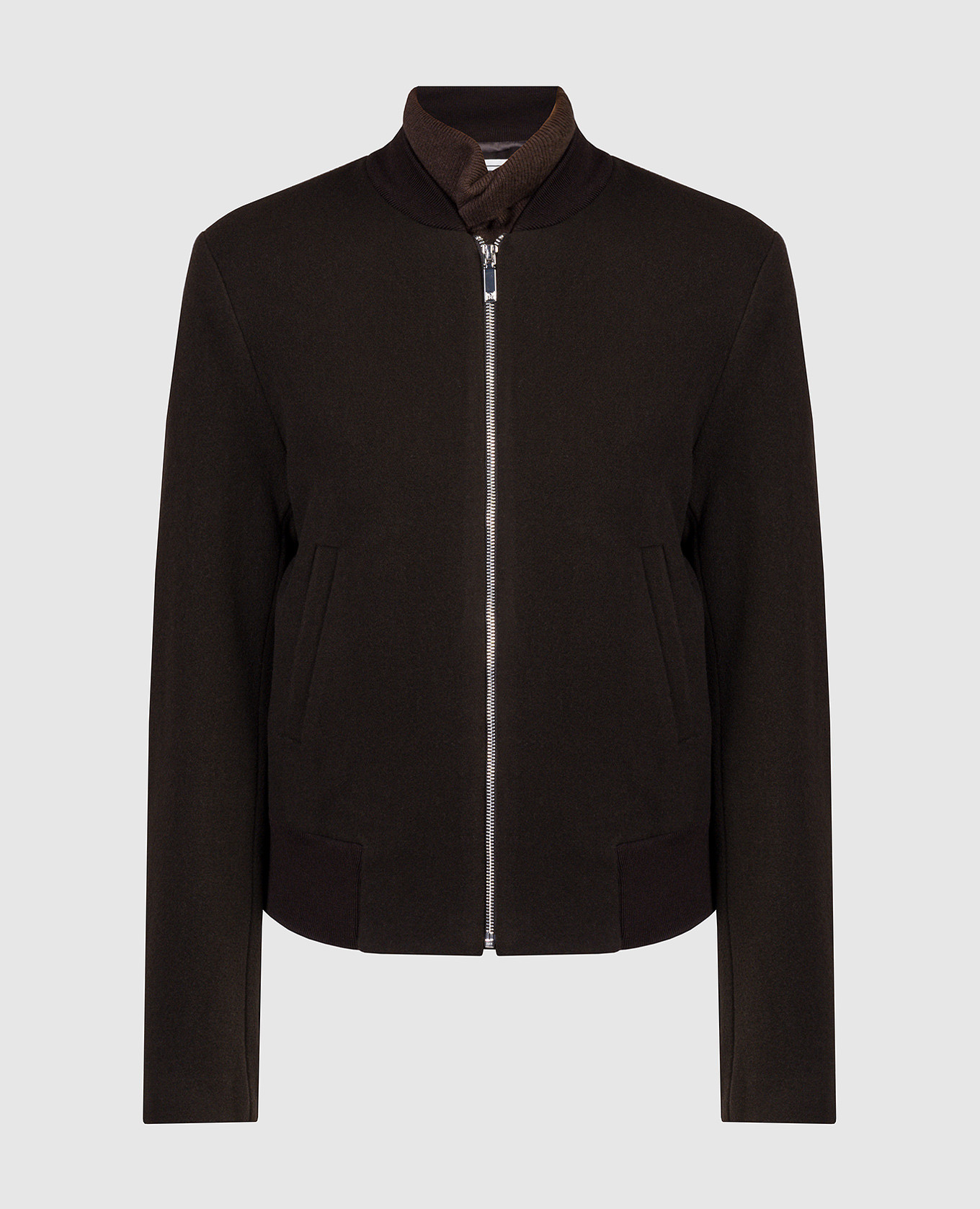 

Коричневый бомбер с шерстью, Бомберы