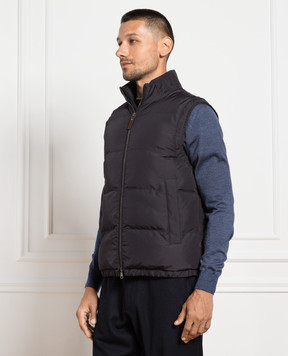 Canali Синий жилет SG01718O40843