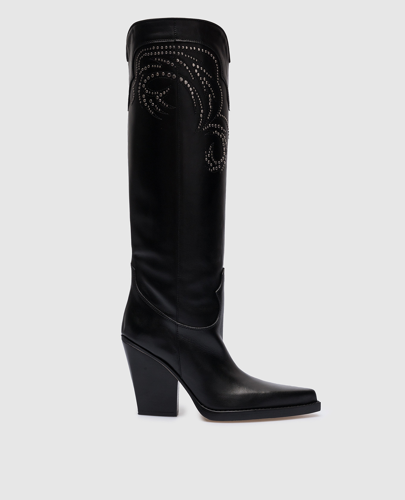 El Dorado black leather boots