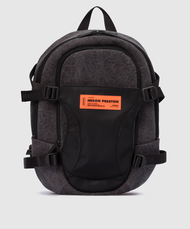 Heron Preston Темно-сірий рюкзак HMNB016S22FAB001