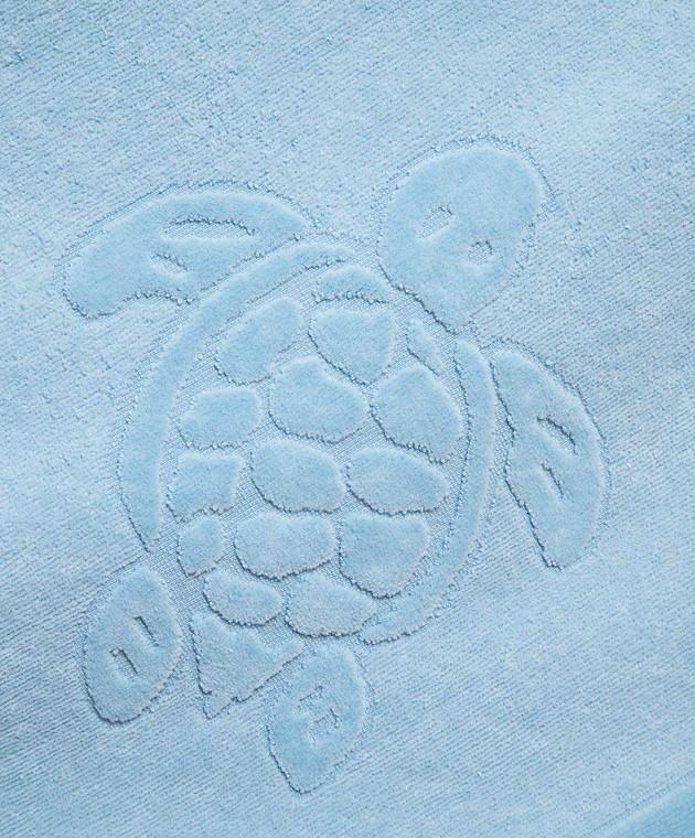 Vilebrequin Blue Sand towel with logo SANH3200m image 2