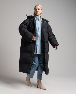 Nanushka Черный пуховик Riva NU23FWOW01699