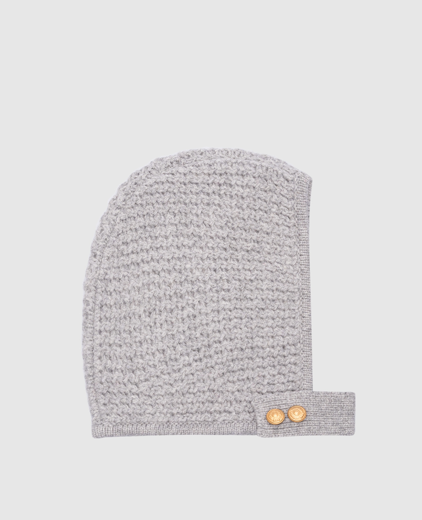 Gray wool cap