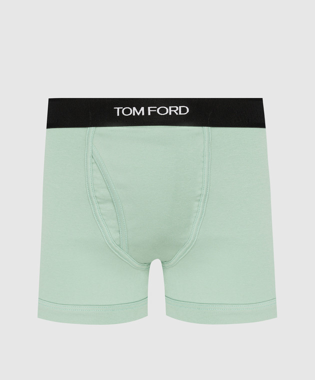 Tom Ford Green logo boxer briefs T4LC31040