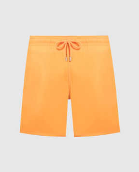 Vilebrequin Оранжевые шорты для плавания Moorea MOOC1A00