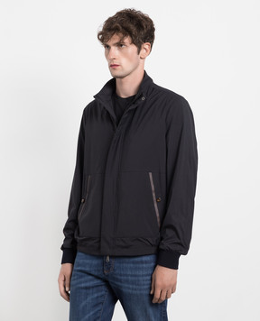 Canali Серая ветровка SG01767O40845