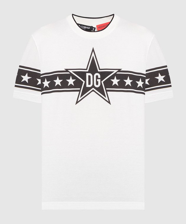 Dolce&Gabbana White t-shirt with logo print G8KDOTFI7K5
