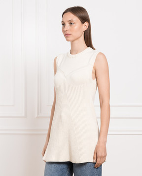 Jil Sander Бежевий топ J03NC0115J15382