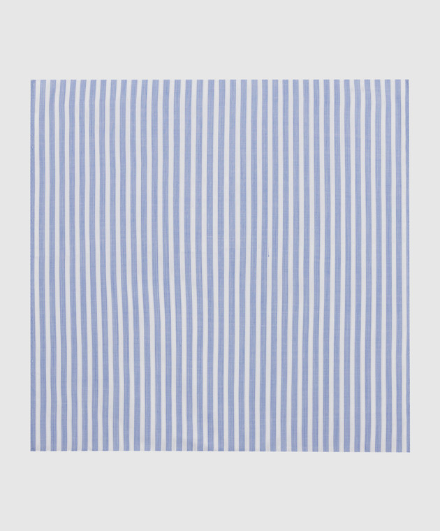 Stefano Ricci Children's blue striped scarf YFZ25COLJ1974
