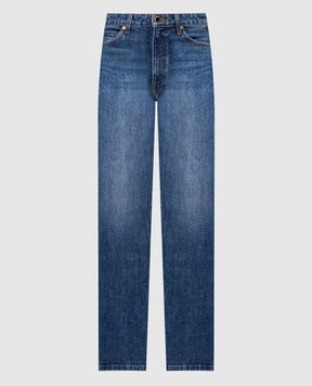 Khaite Синие джинсы Danielle с эффектом потертости 1032916099W916