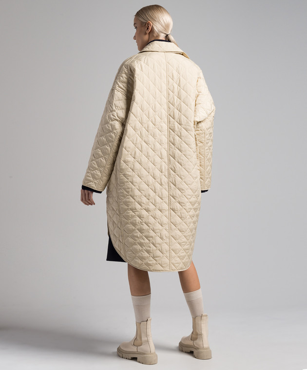 Toteme Beige quilted jacket 234WRTWOU085FB0007 image 4